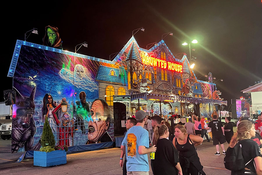 Haunted house at the 2022 Ohio State f\Fair